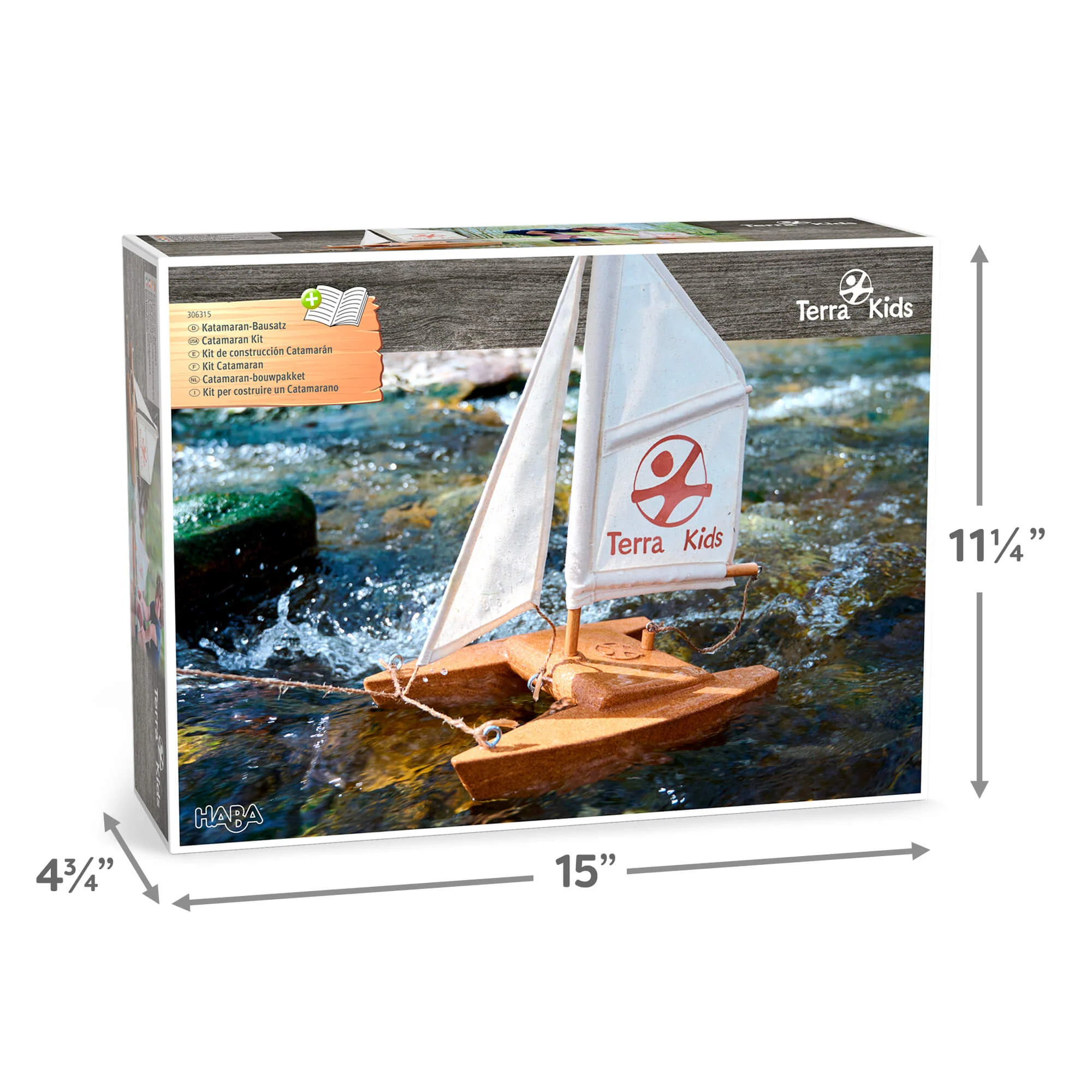 Terra Kids Catamaran DIY Activity Kit for Young Sailors