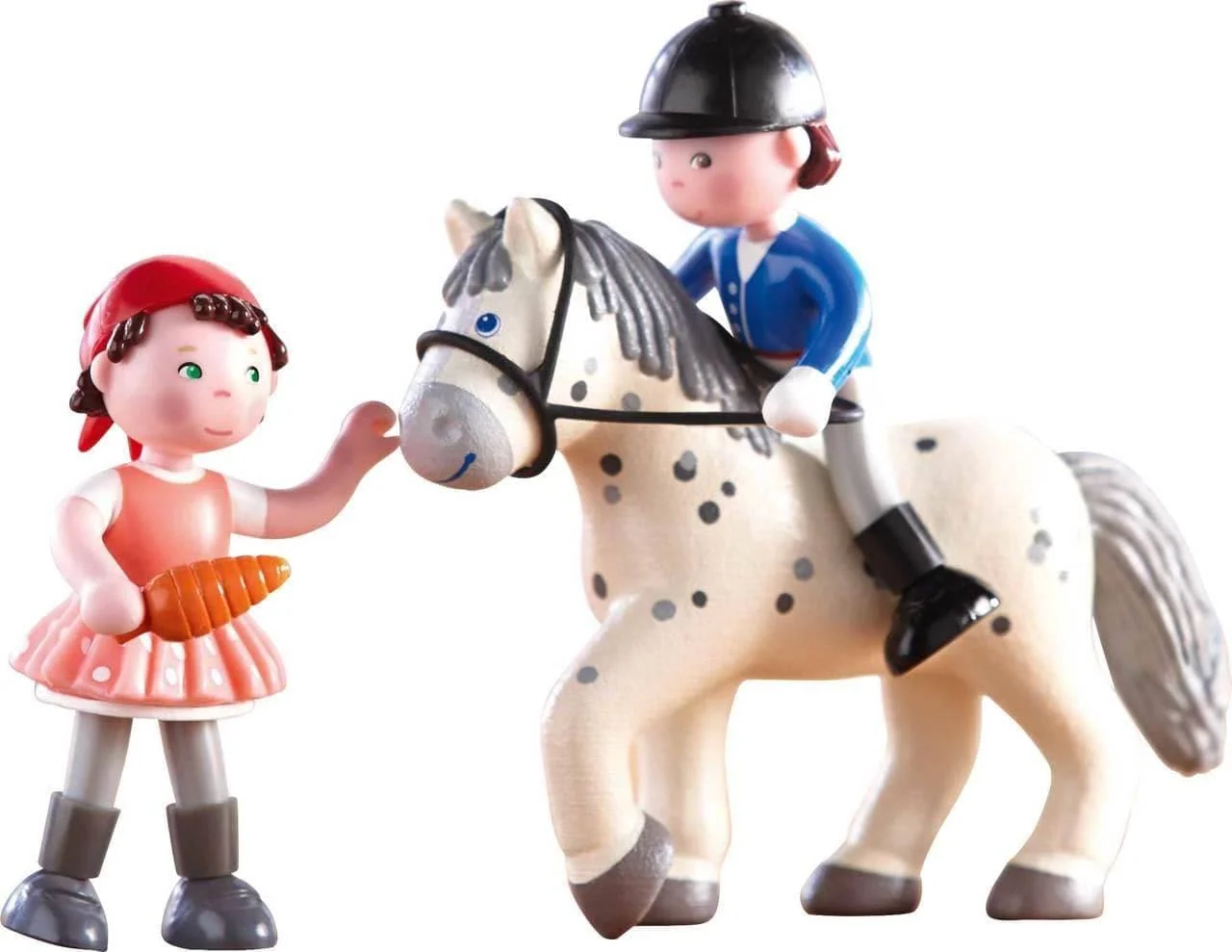 Little Friends 马 Pippa 花斑灰母马模型