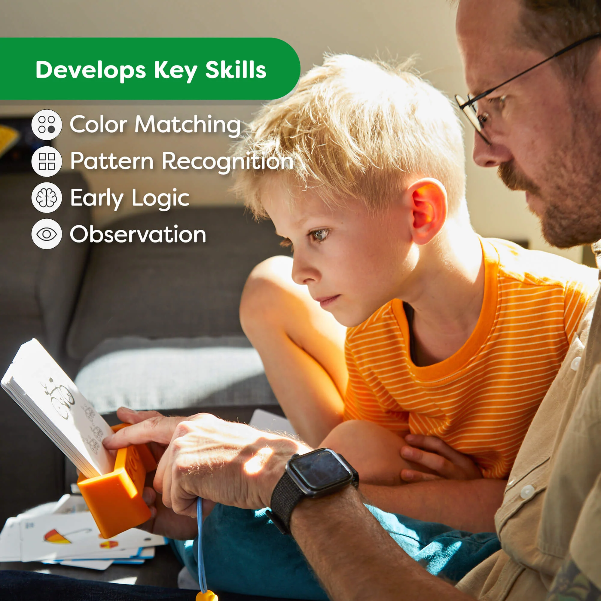 Logic! CASE 5+ Starter Set Self-Check Puzzle Game for Ages 5