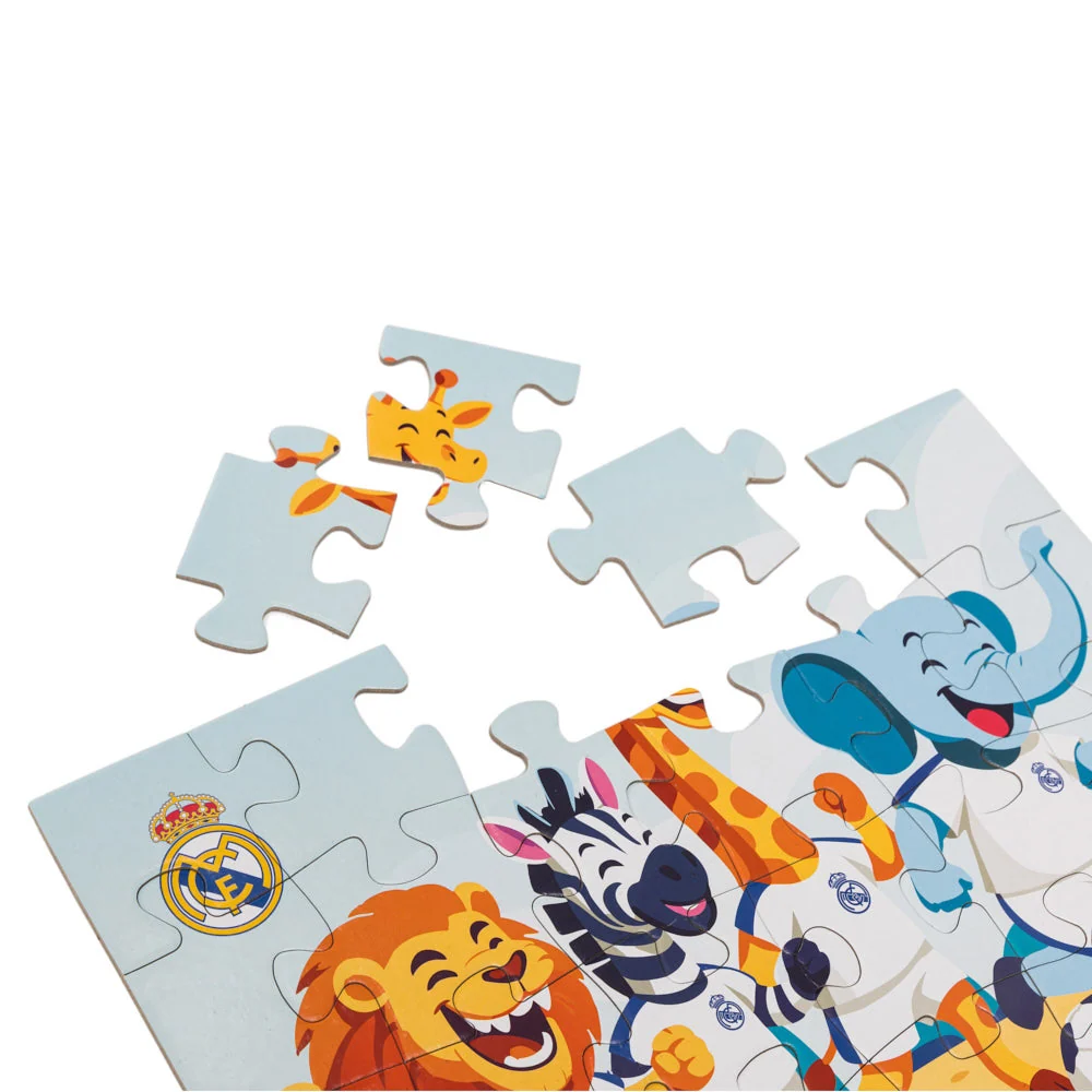 Real Madrid 24-Piece Puzzle for Young Soccer Fans