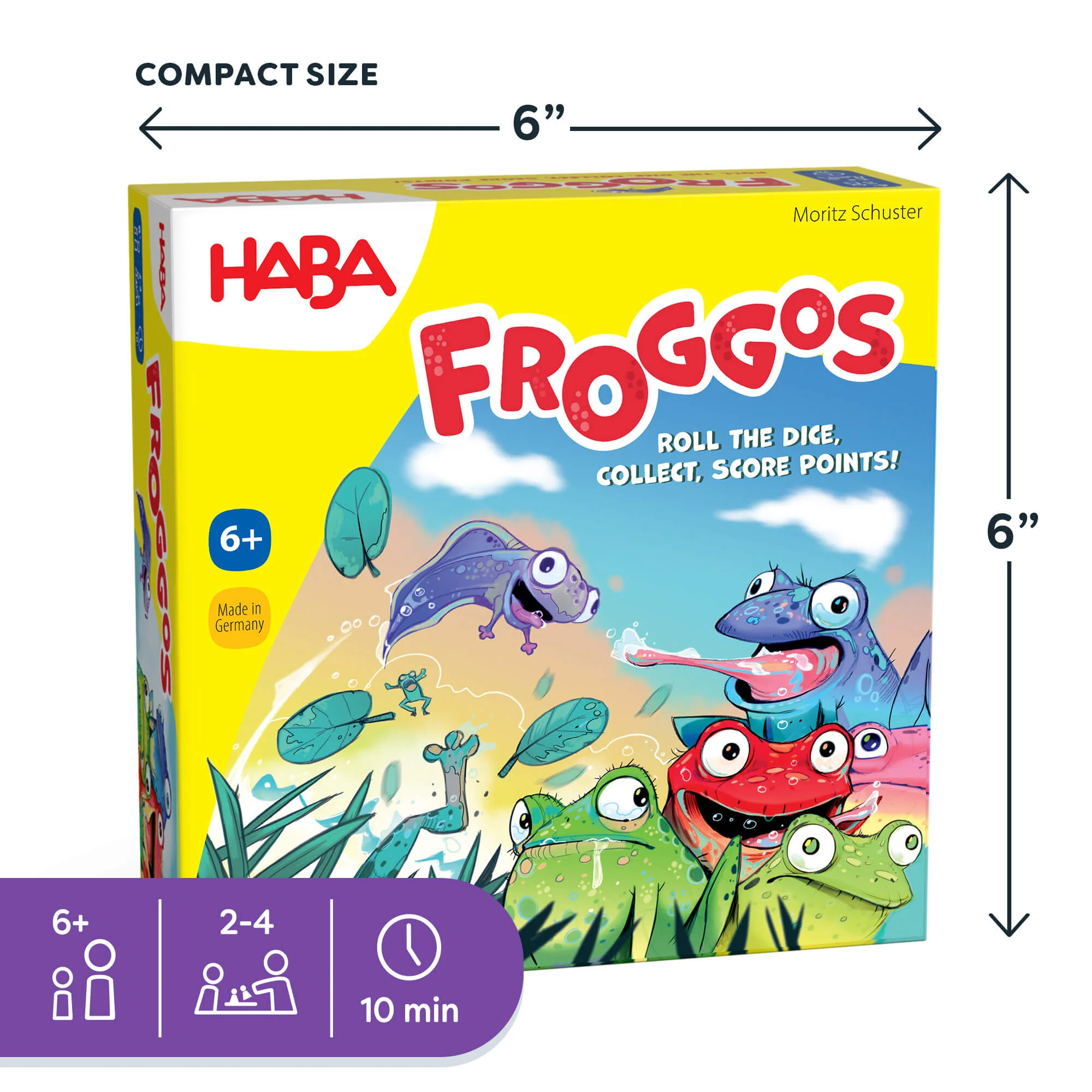 Froggos 骰子游戏 – 孵化蝌蚪并跳跃登陆