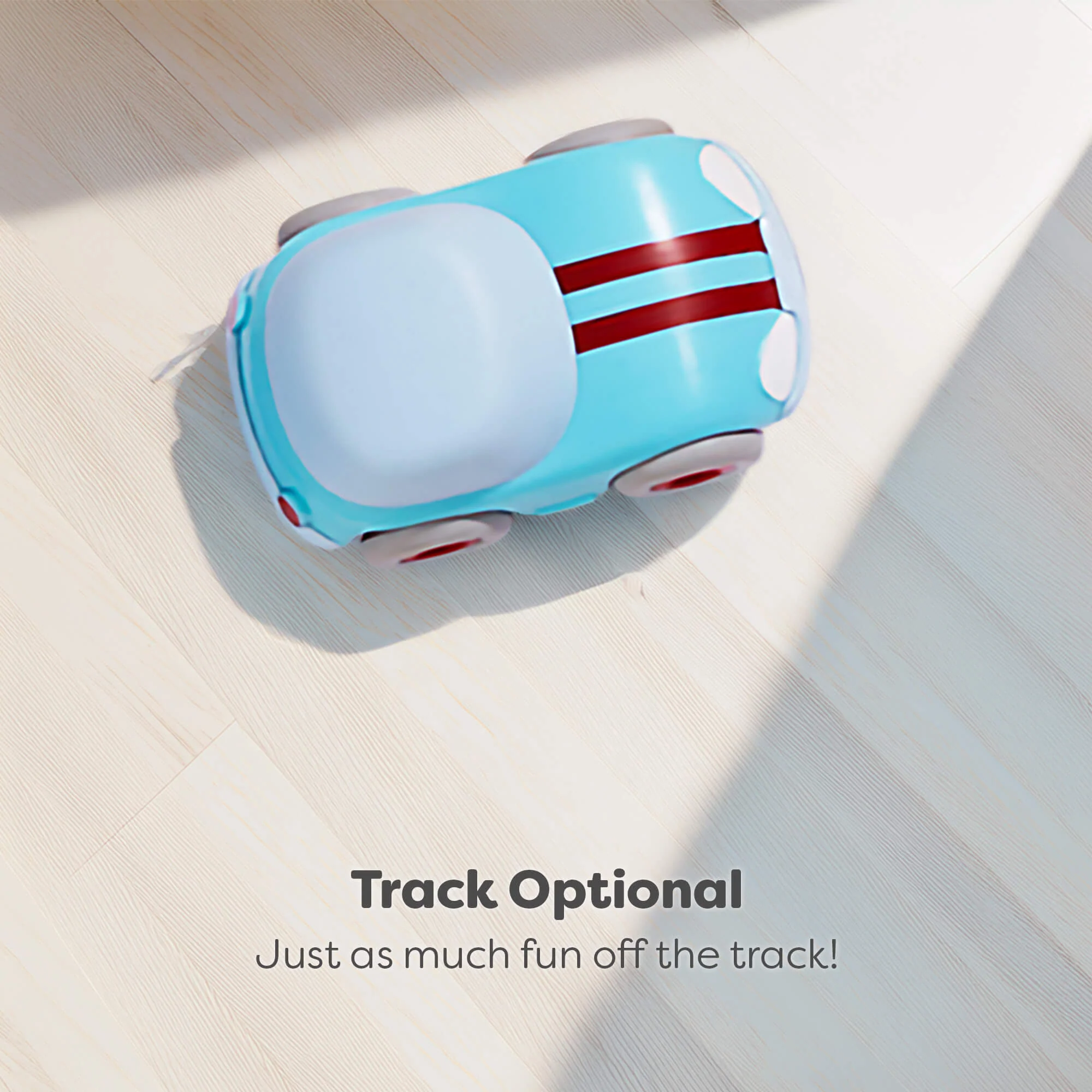 HABA Cars Light Blue Speedster with Momentum Motor