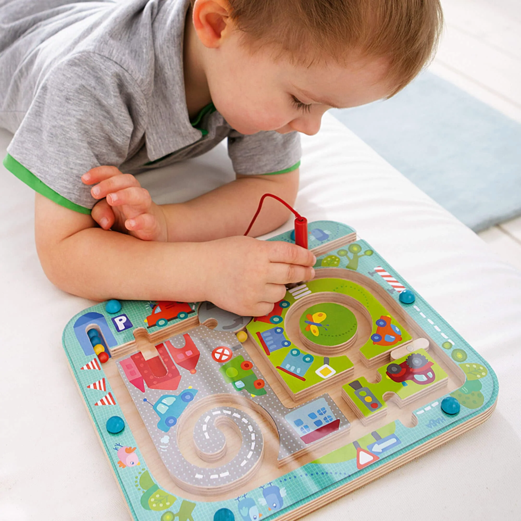 HABA Town Maze 磁力迷宫益智玩具，适合2-5岁
