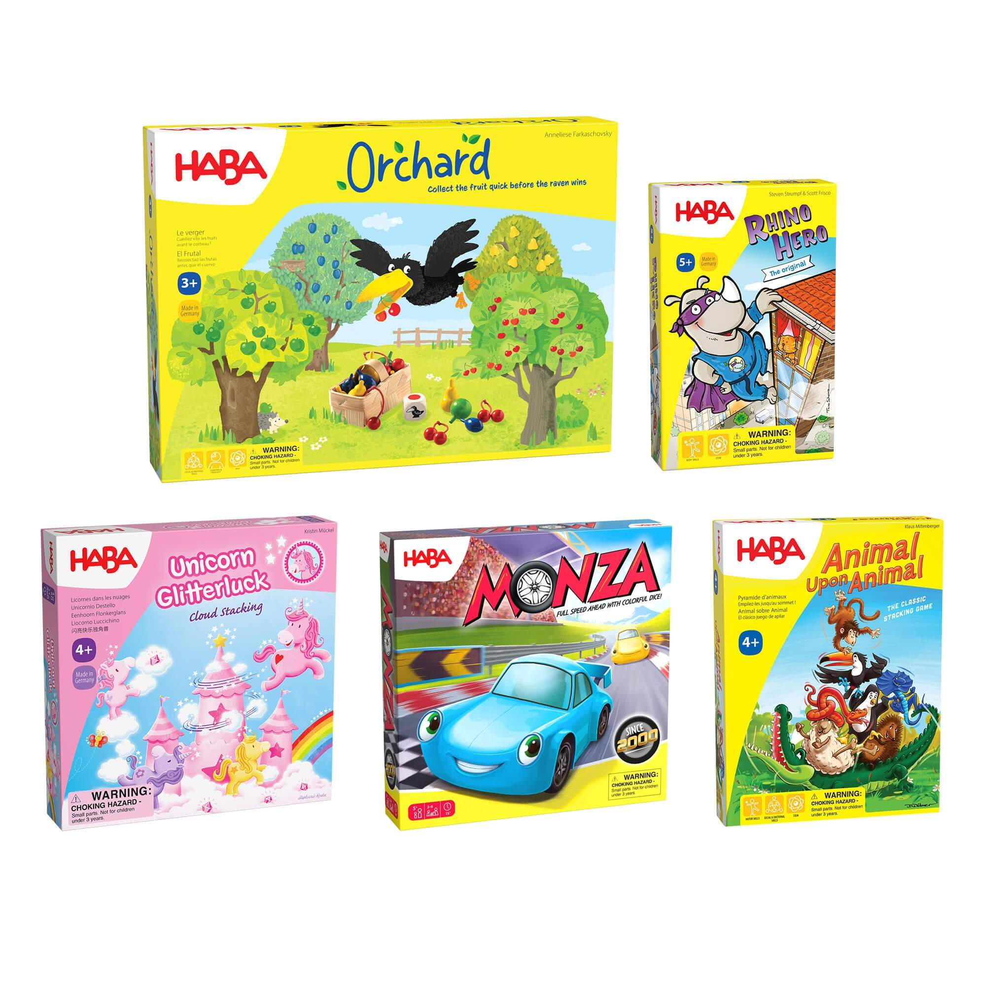 HABA Iconics 五款经典游戏套装