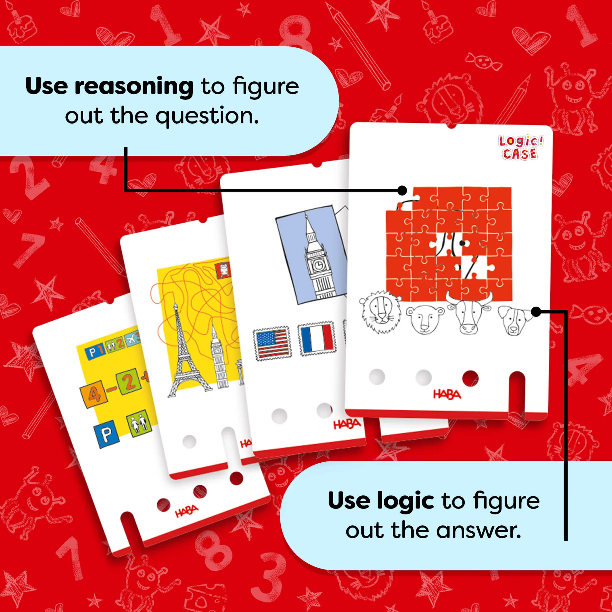 Logic! CASE 7+ Starter Set Puzzle Game for Confident Young Thinkers
