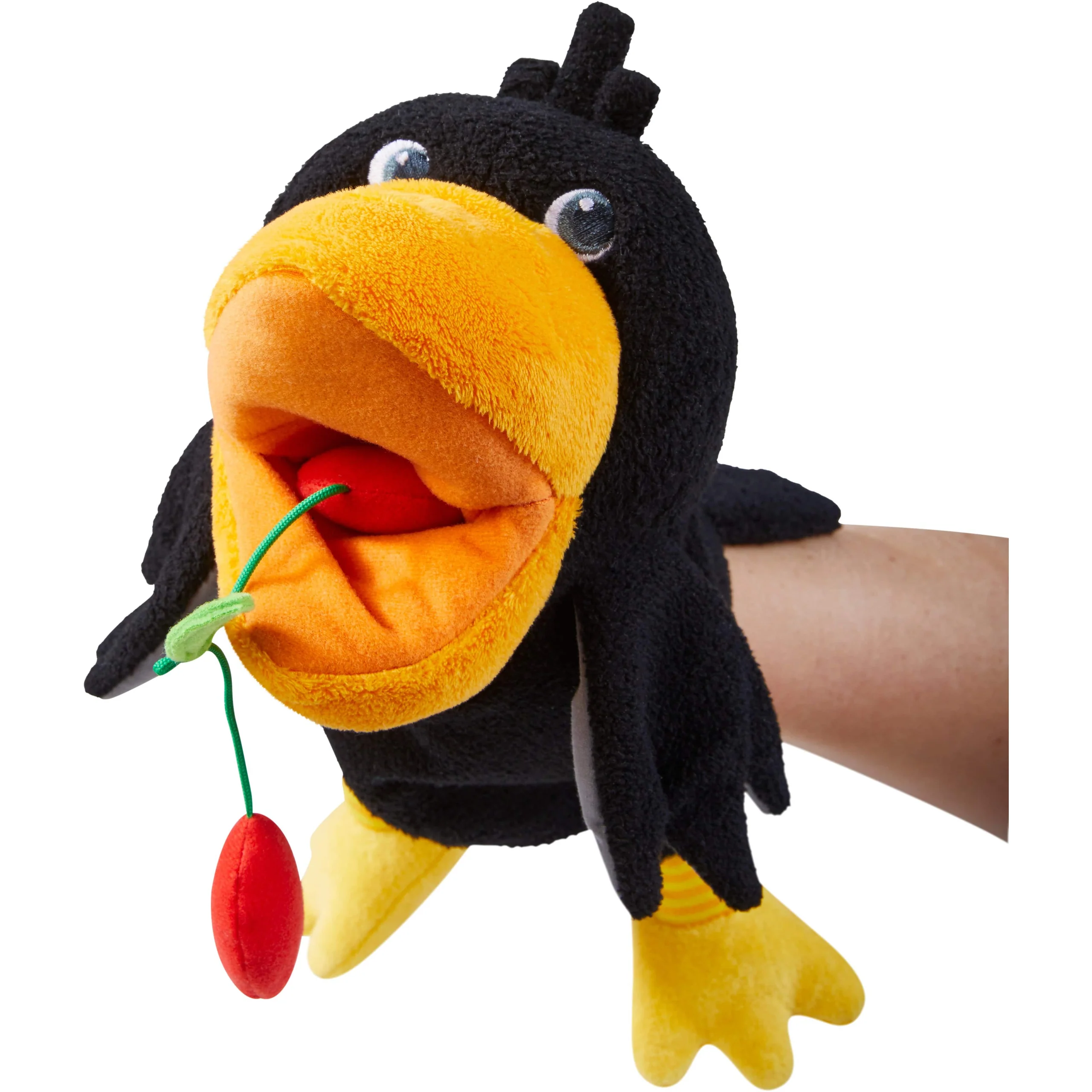 HABA Theo the Raven 布偶手套（含布艺樱桃，适合角色扮演）