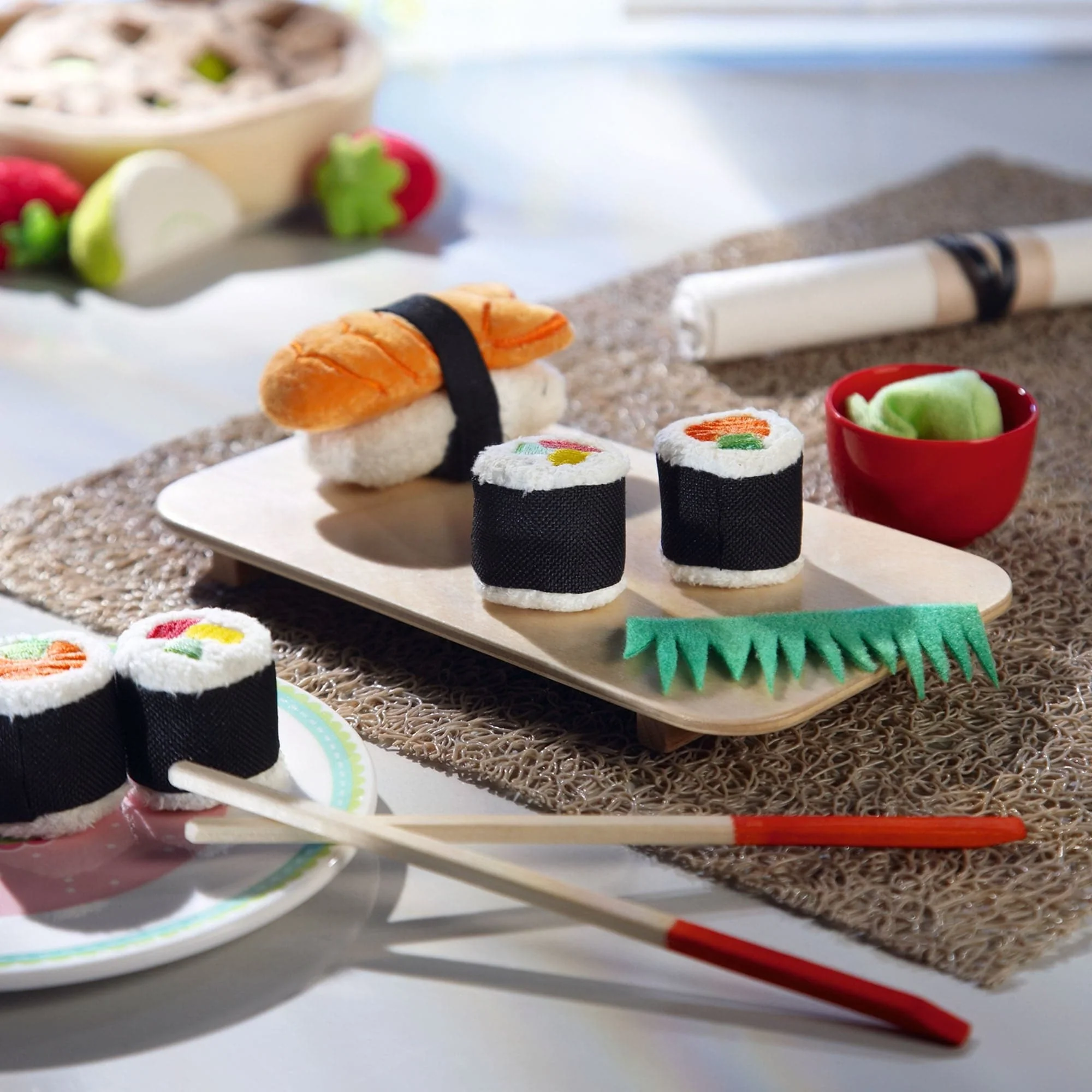 HABA Sushi Set Soft Play Food for Play Kitchens