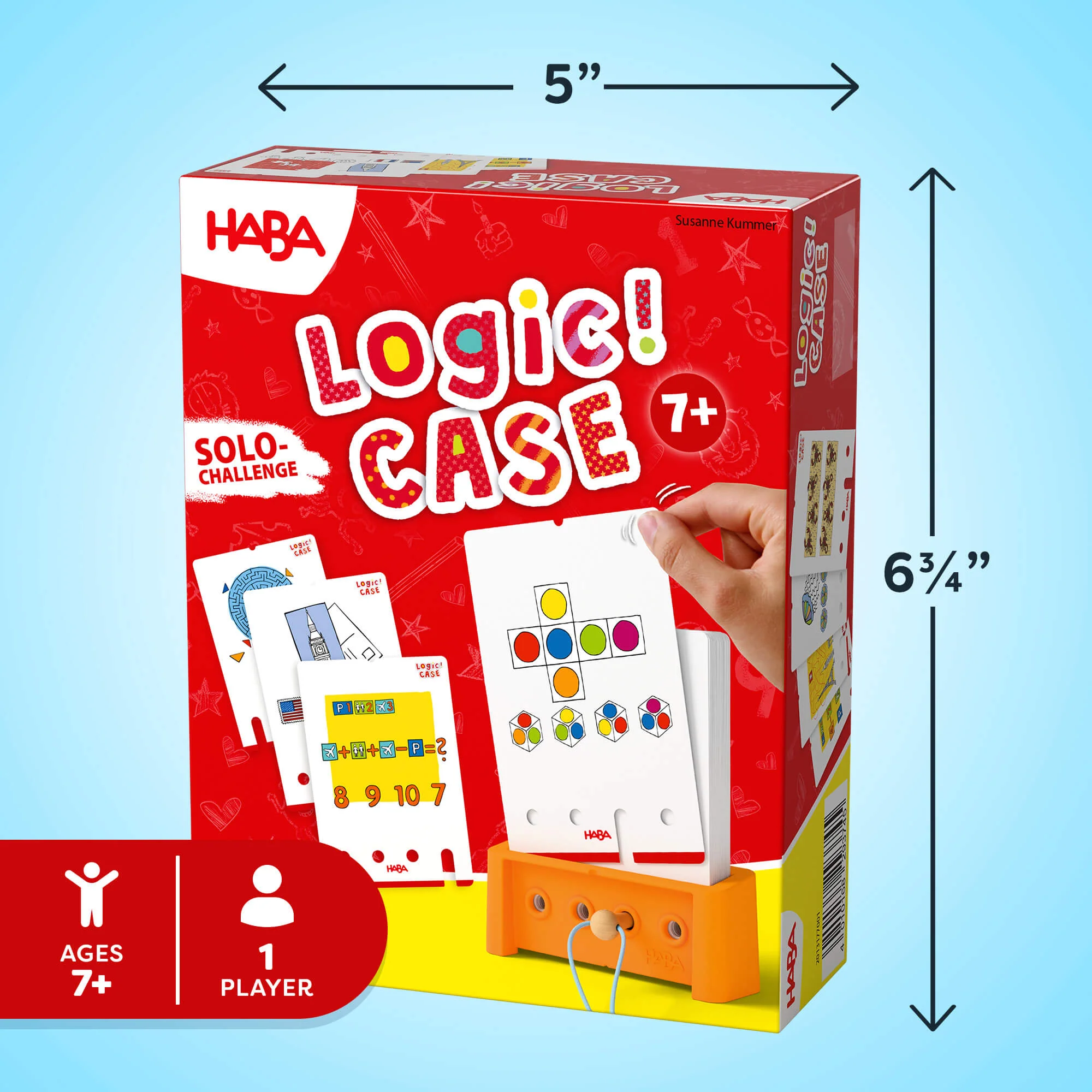 Logic! CASE 7+ Starter Set Puzzle Game for Confident Young Thinkers