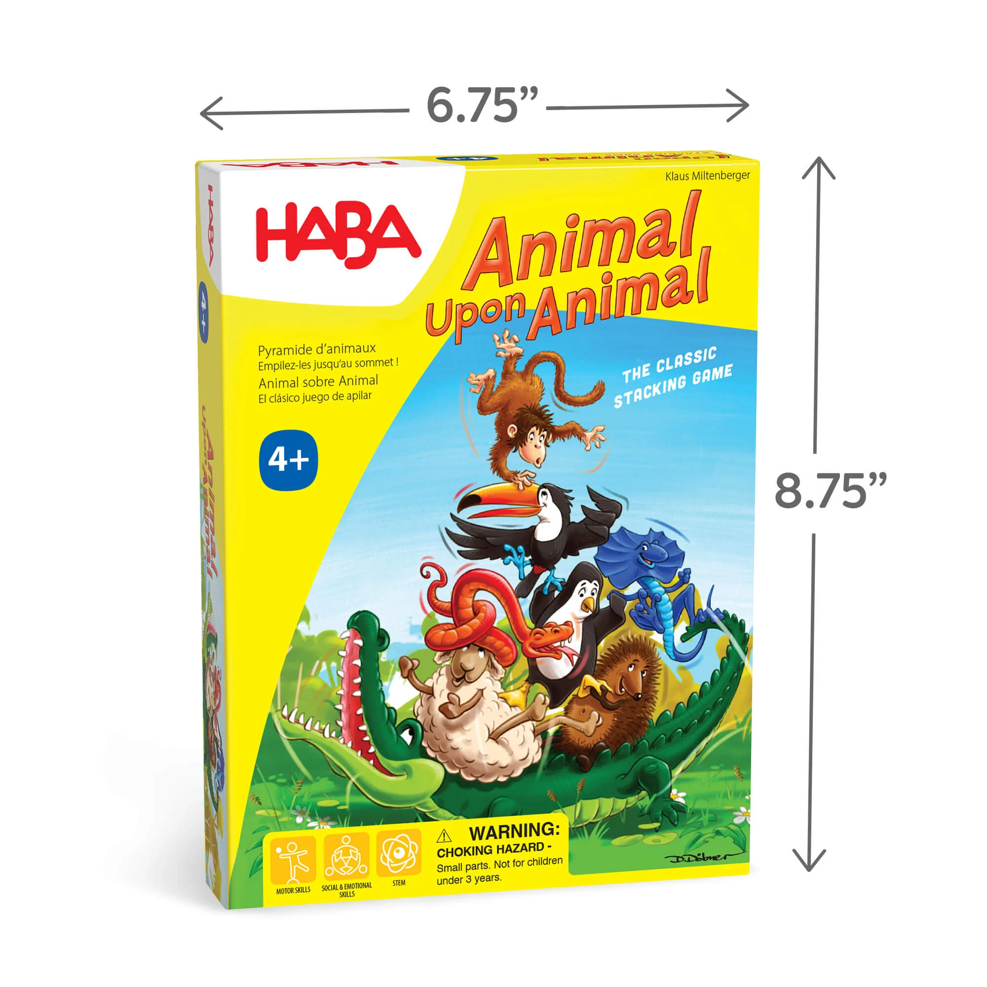 Animal Upon Animal Stacking Game, Compact Version
