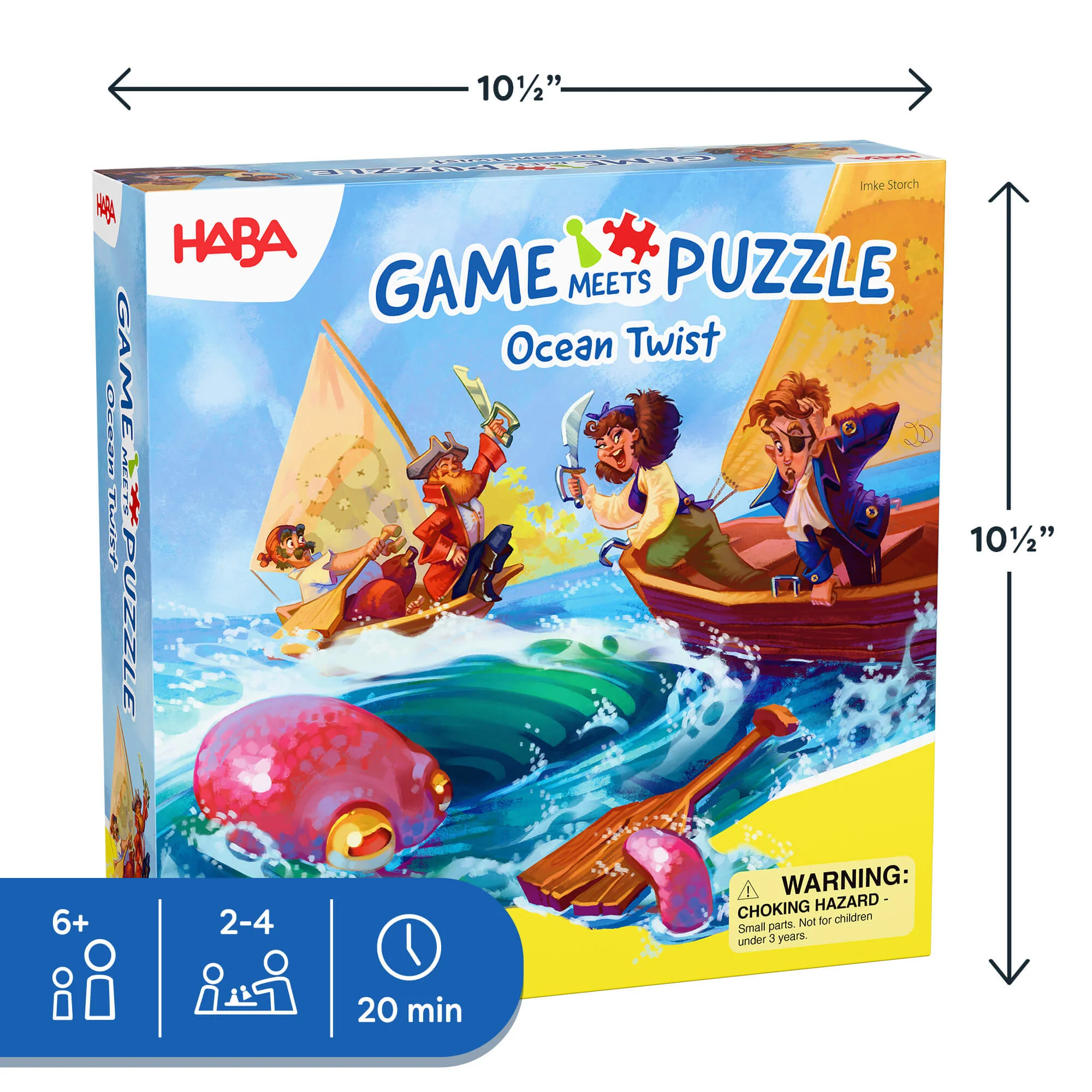 游戏与拼图结合 – Ocean Twist 家庭棋盘游戏