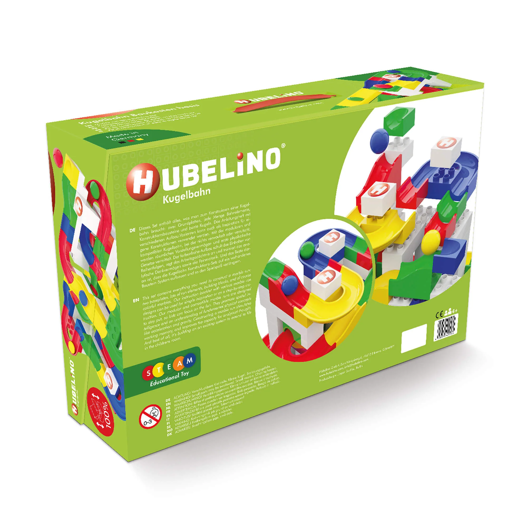Hubelino 基础积木盒滚珠轨道套装