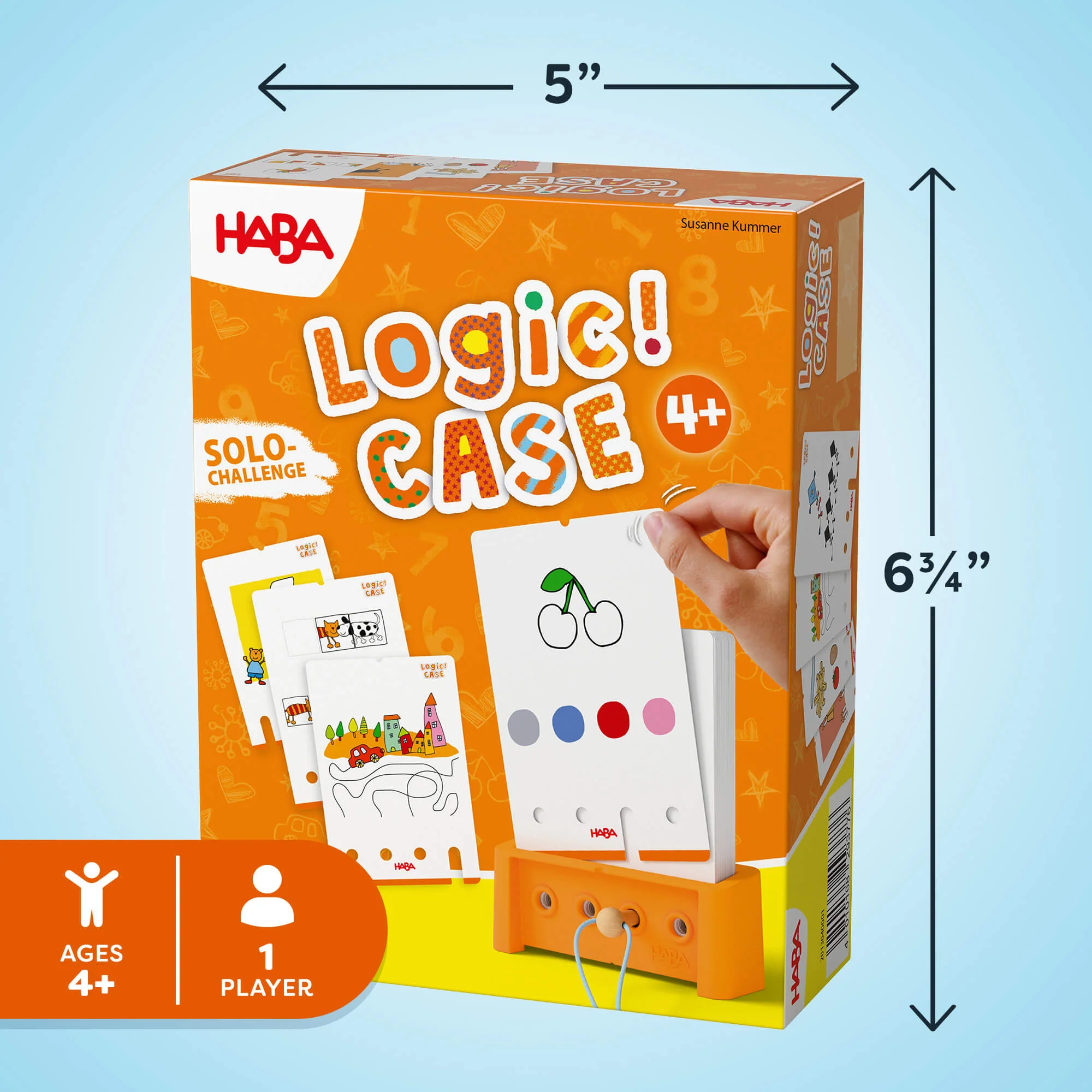 HABA Logic! CASE 4+ 入门套装（含 77 道自检谜题）