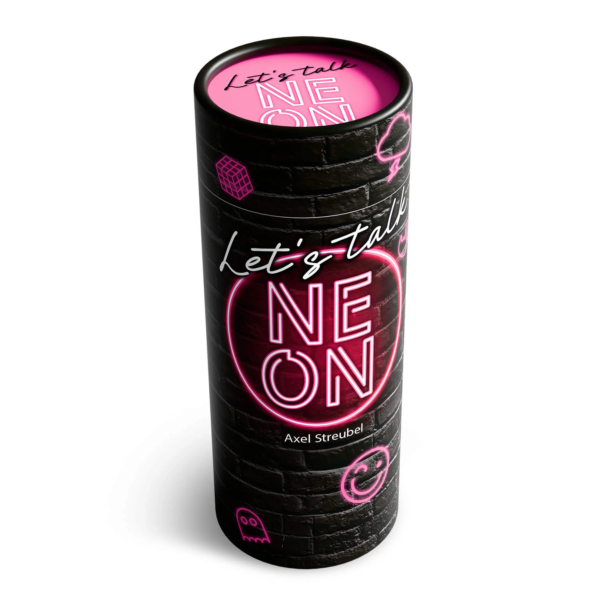 Let's Talk NEON Party Game with 50 Double-Sided Tiles