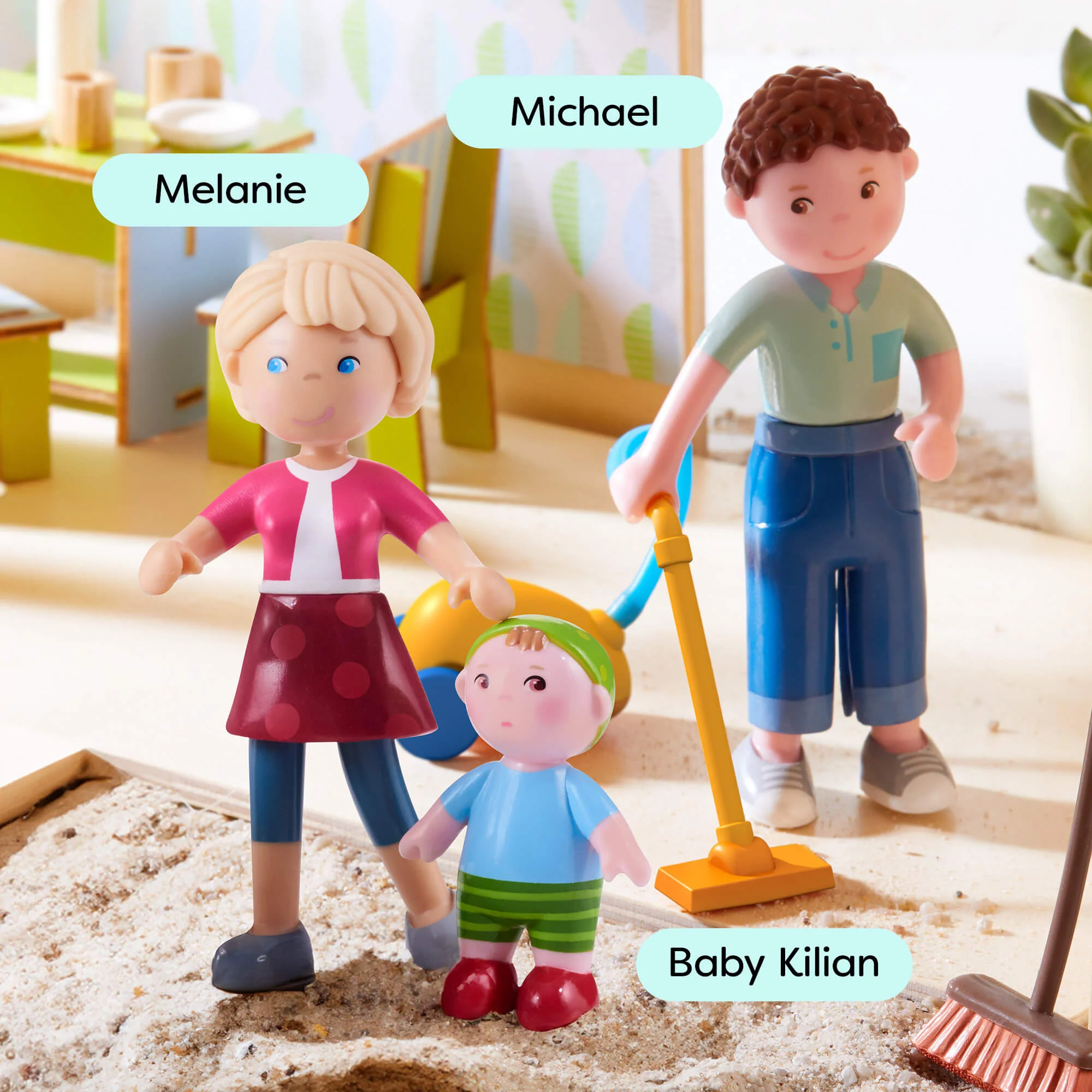 Little Friends Doll Bundle - Family Set of 3 Figures