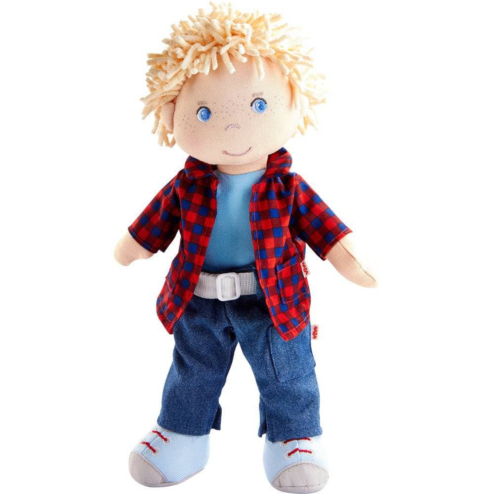 Nick 12" Soft Boy Doll with Chenille Hair and Quilted Body