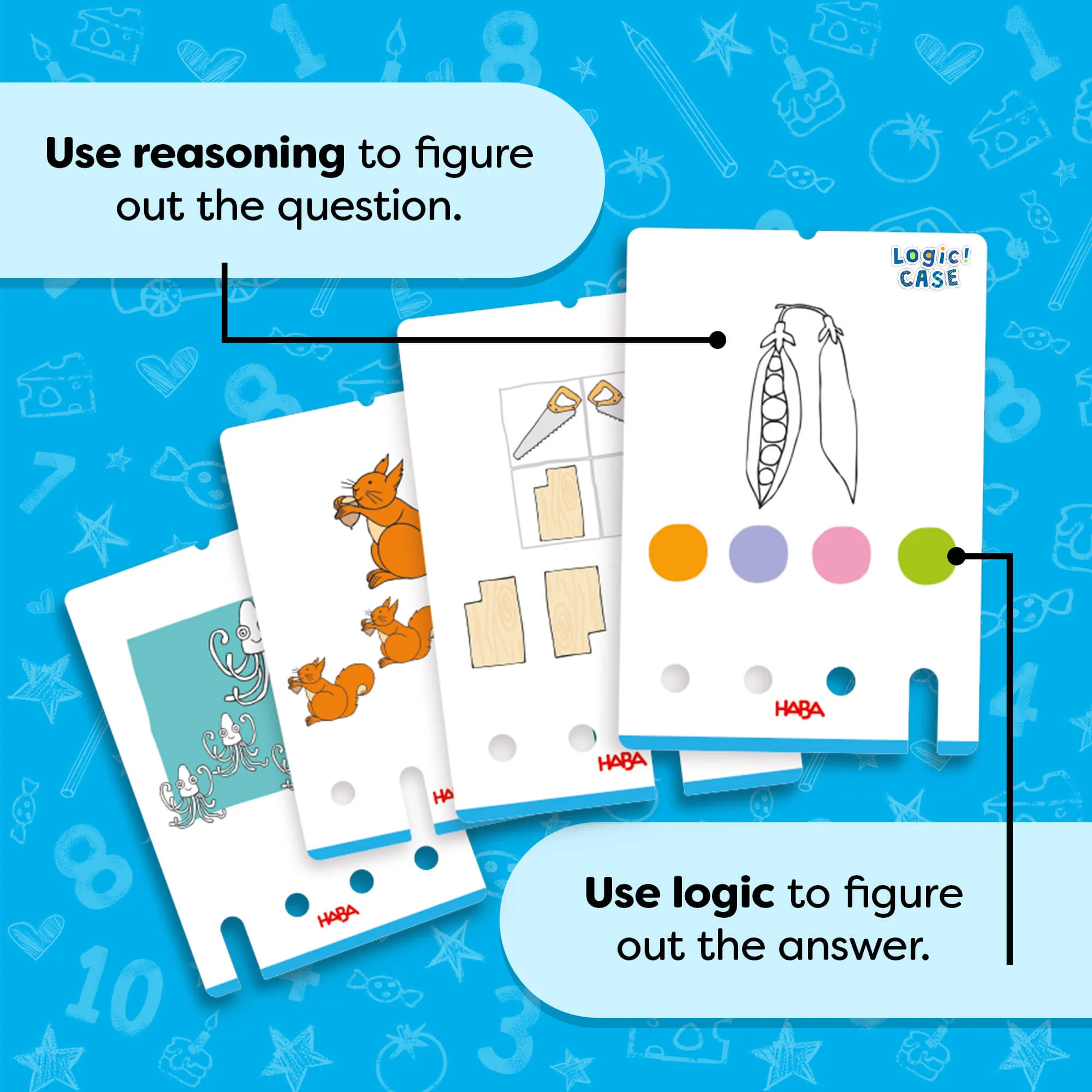 Logic! CASE 6+ Starter Set Visual Puzzle Game for Kids