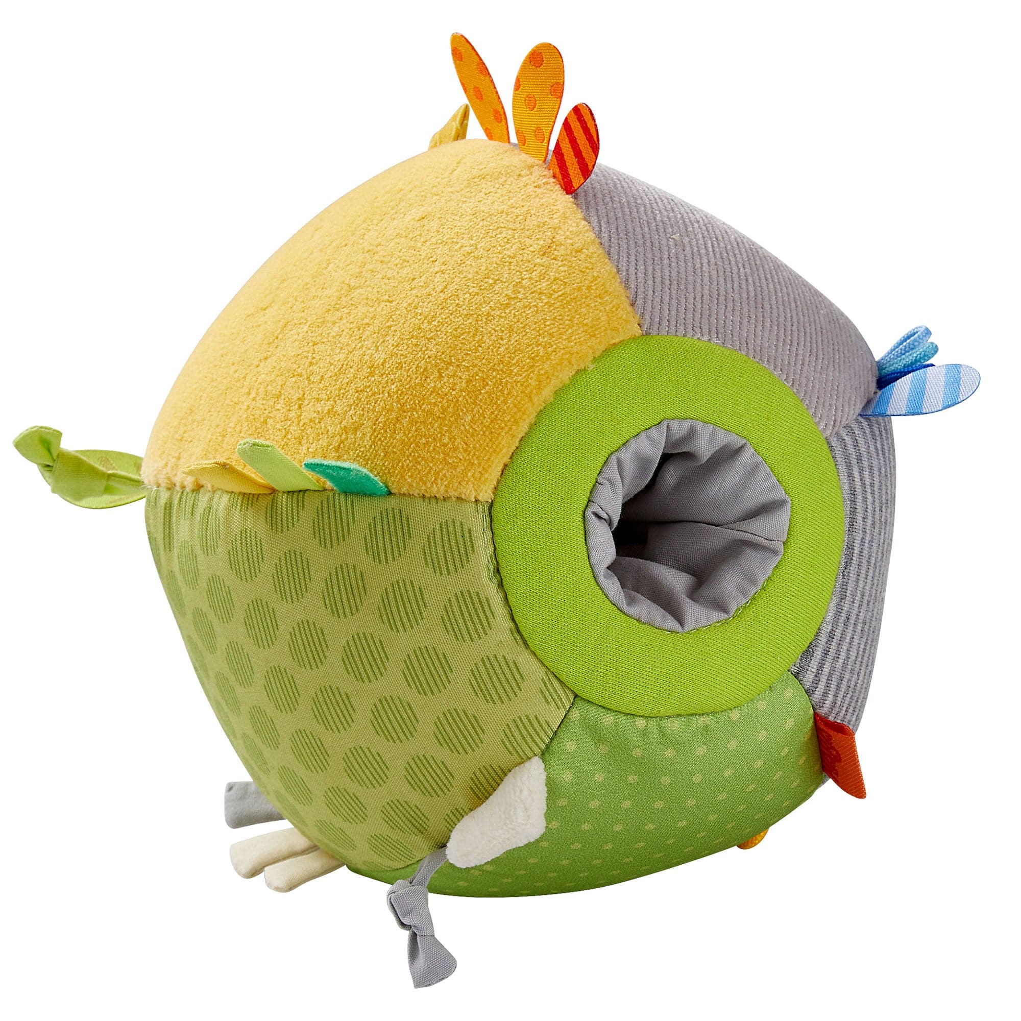 Discovery Ball Plush Baby Toy with Rattle and Textures for 6 Months Up