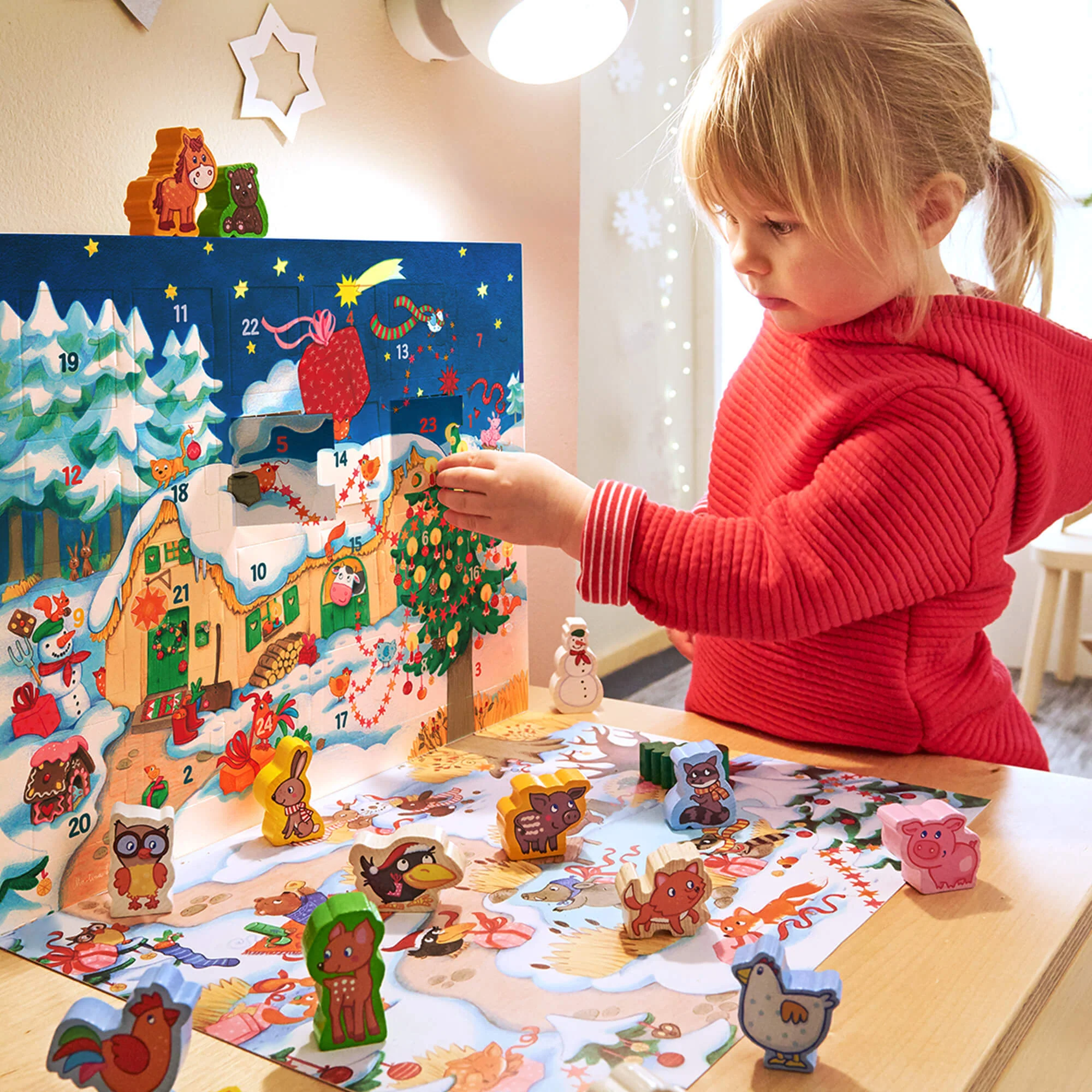 My First Advent Calendar Farmyard Animals with Theo the Raven Storybook