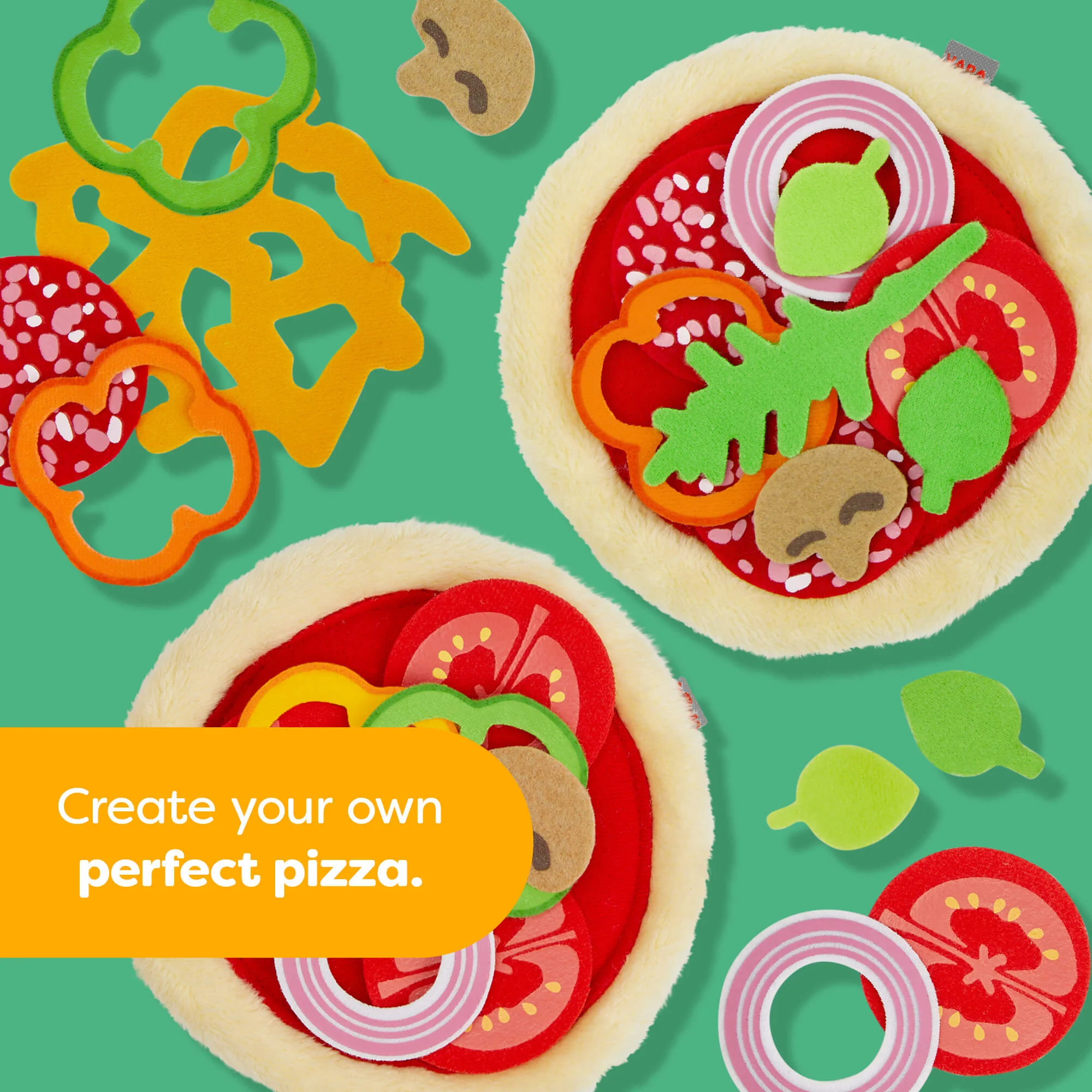 Creative Play Pizza Party 木制披萨铲玩具食物套装