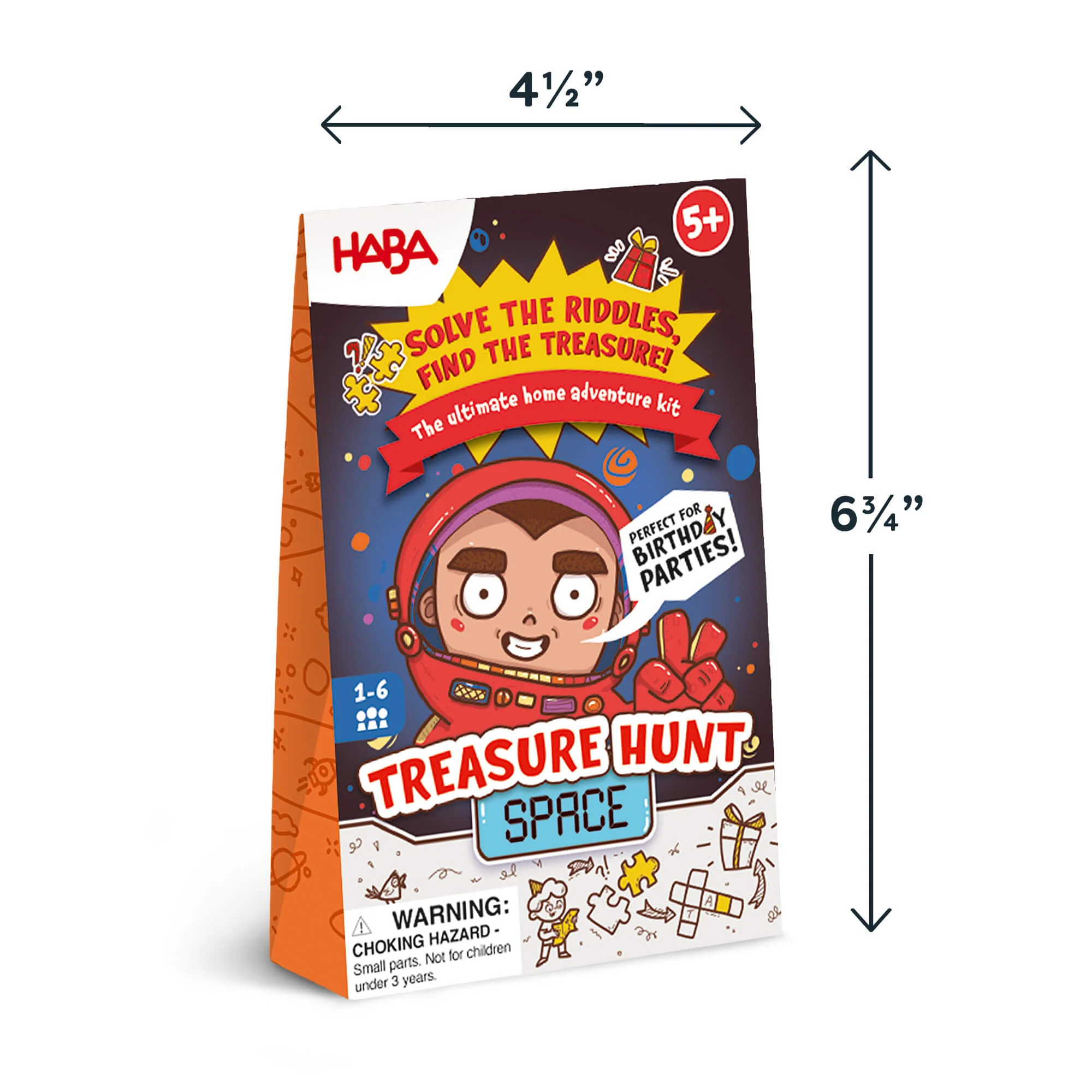 HABA Space Treasure Hunt Party Game for Ages 5+