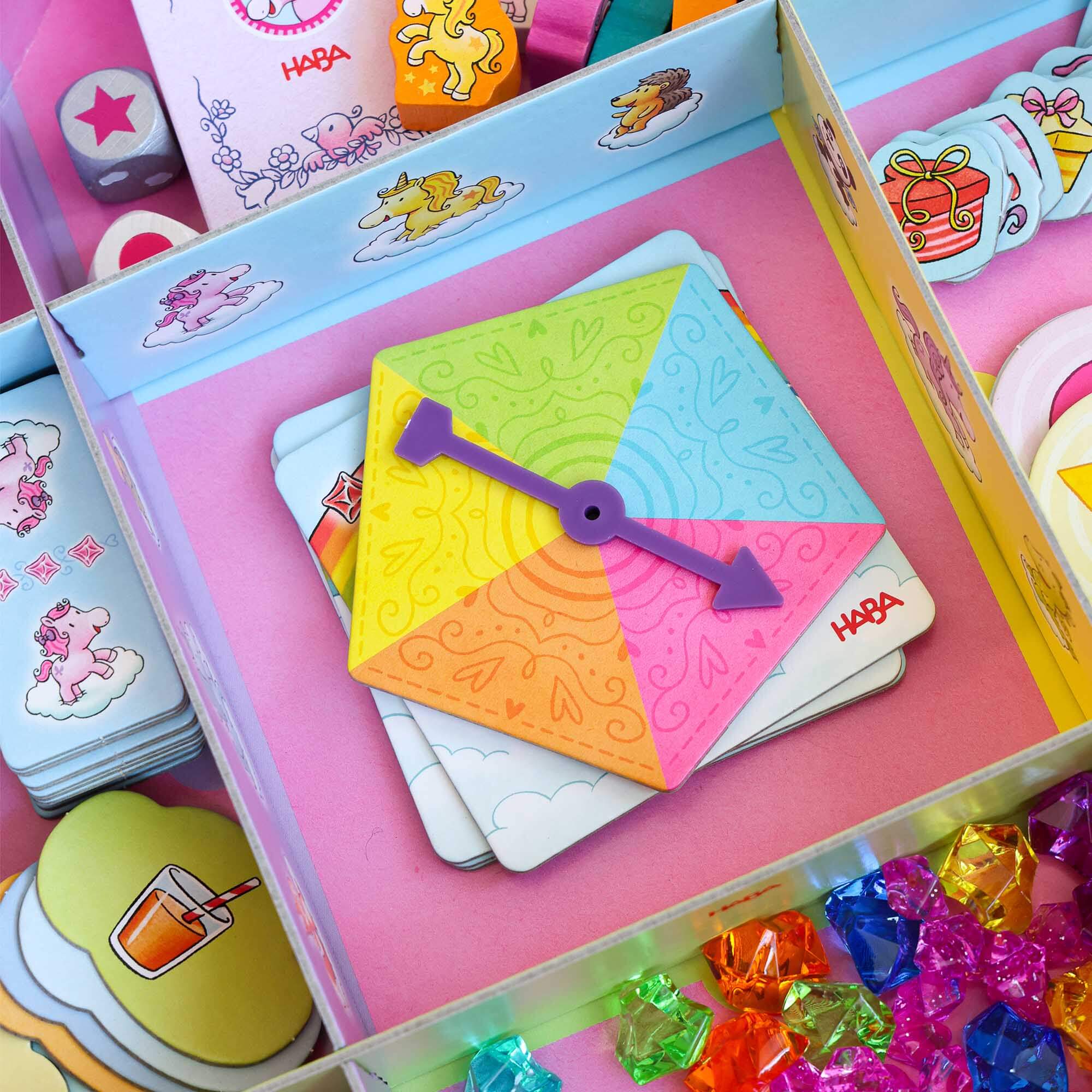 HABA Unicorn Glitterluck Game Collection with 9 Games