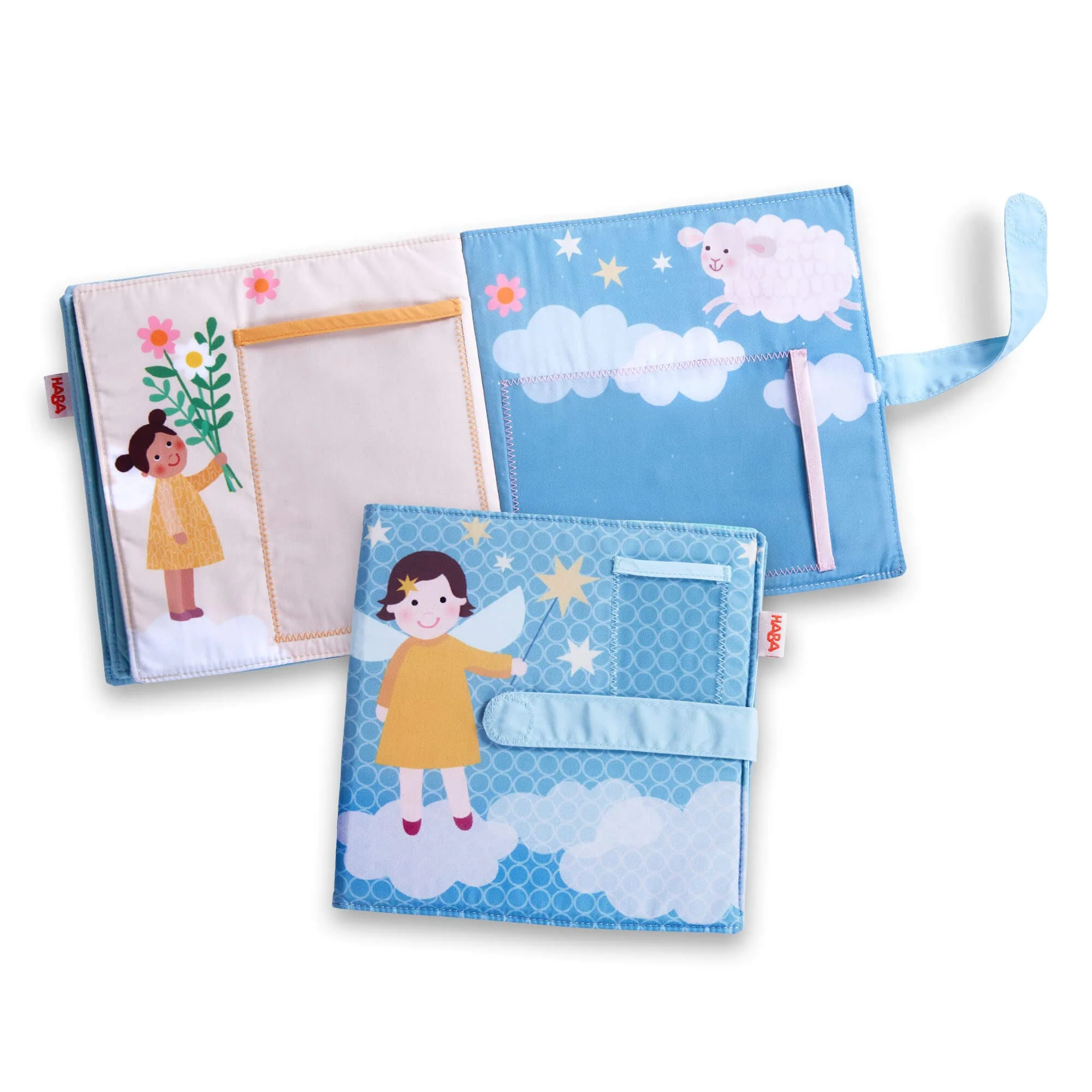 Guardian Angel Baby Photo Album with Sliding Photo Pockets