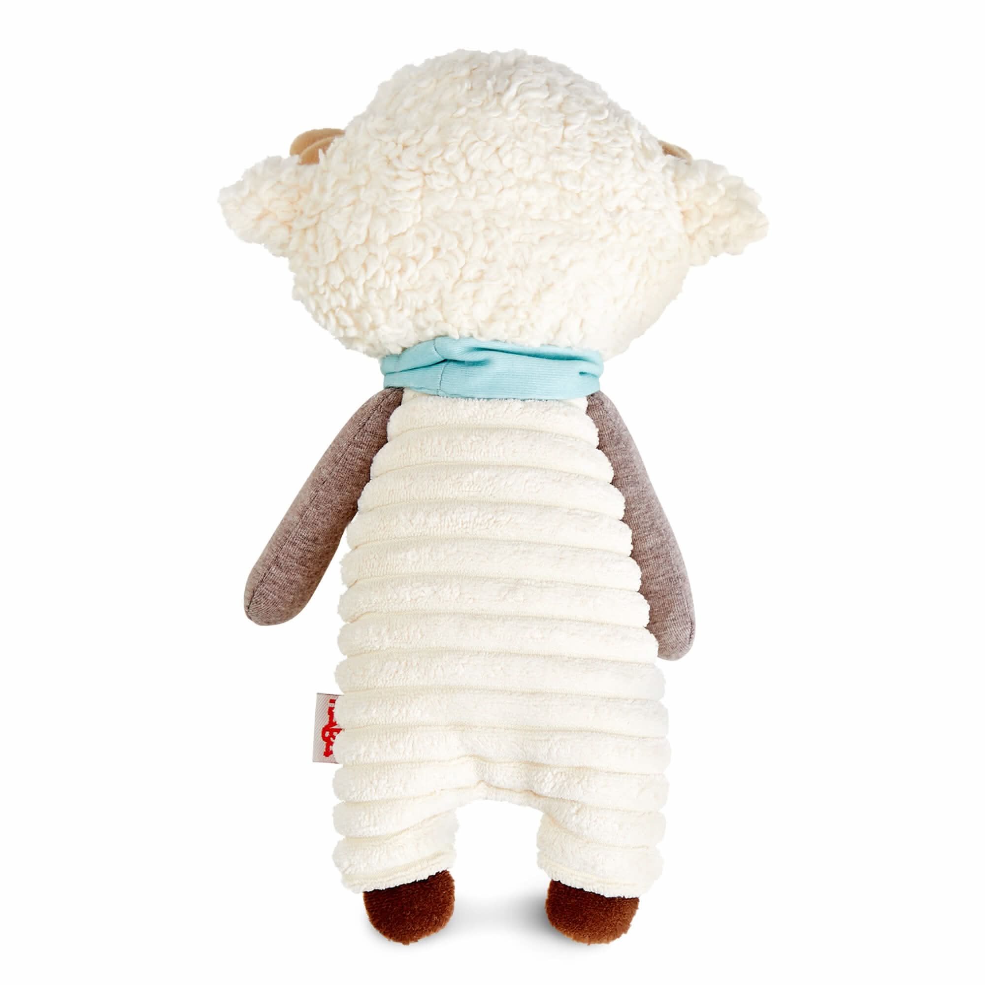 Woolbert the Ram Cuddly Pacifier Holder with Teether Scarf