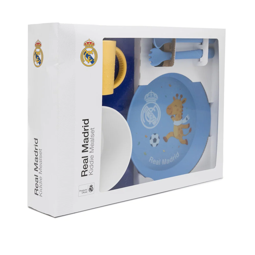 Real Madrid Kiddie Meal Set for Little Fans Ages 0-3