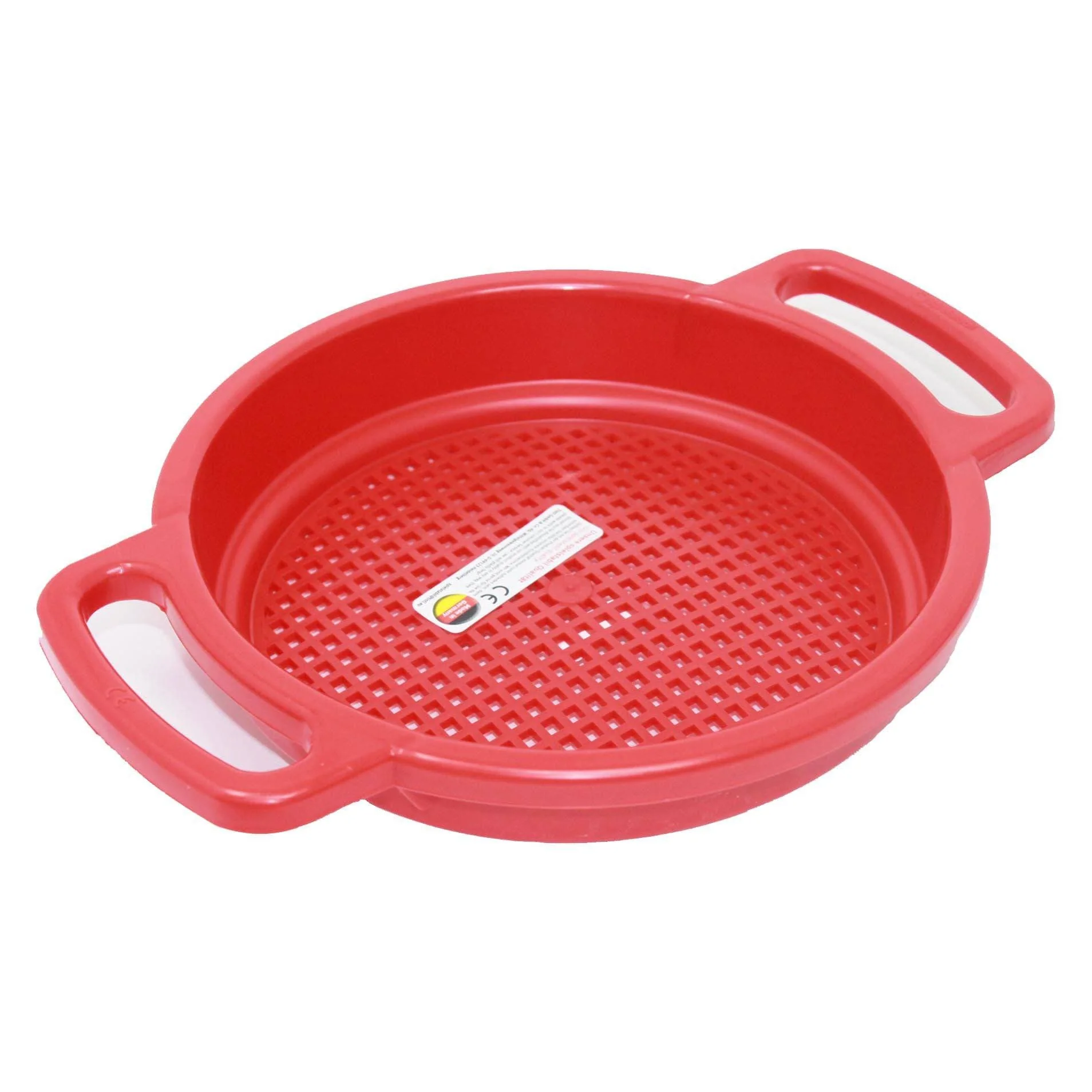 Spielstabil Large Sand Sieve with Easy Grip Handles, Assorted Colors