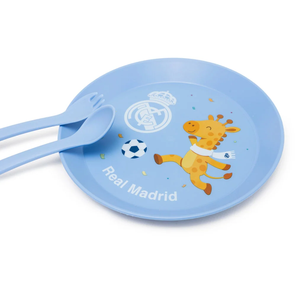 Real Madrid Kiddie Meal Set for Little Fans Ages 0-3