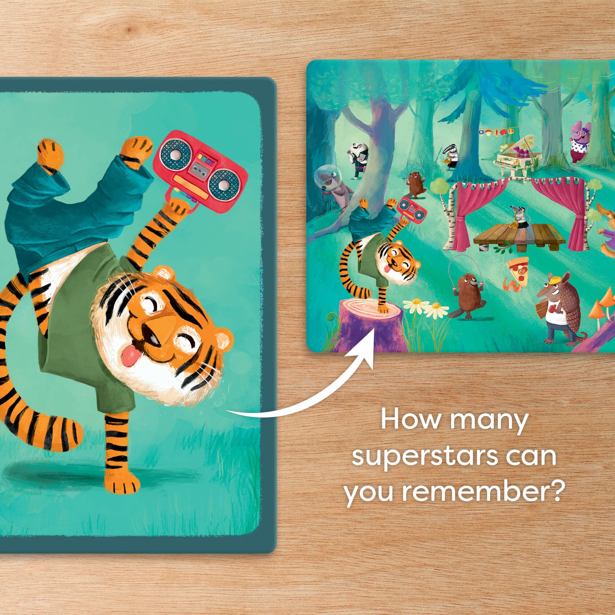Forest Festival Memory Game for 2-4 Players