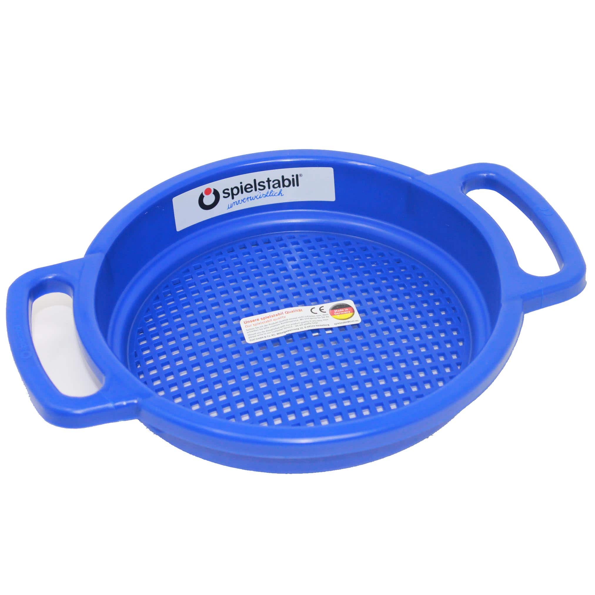 Spielstabil Large Sand Sieve with Easy Grip Handles, Assorted Colors