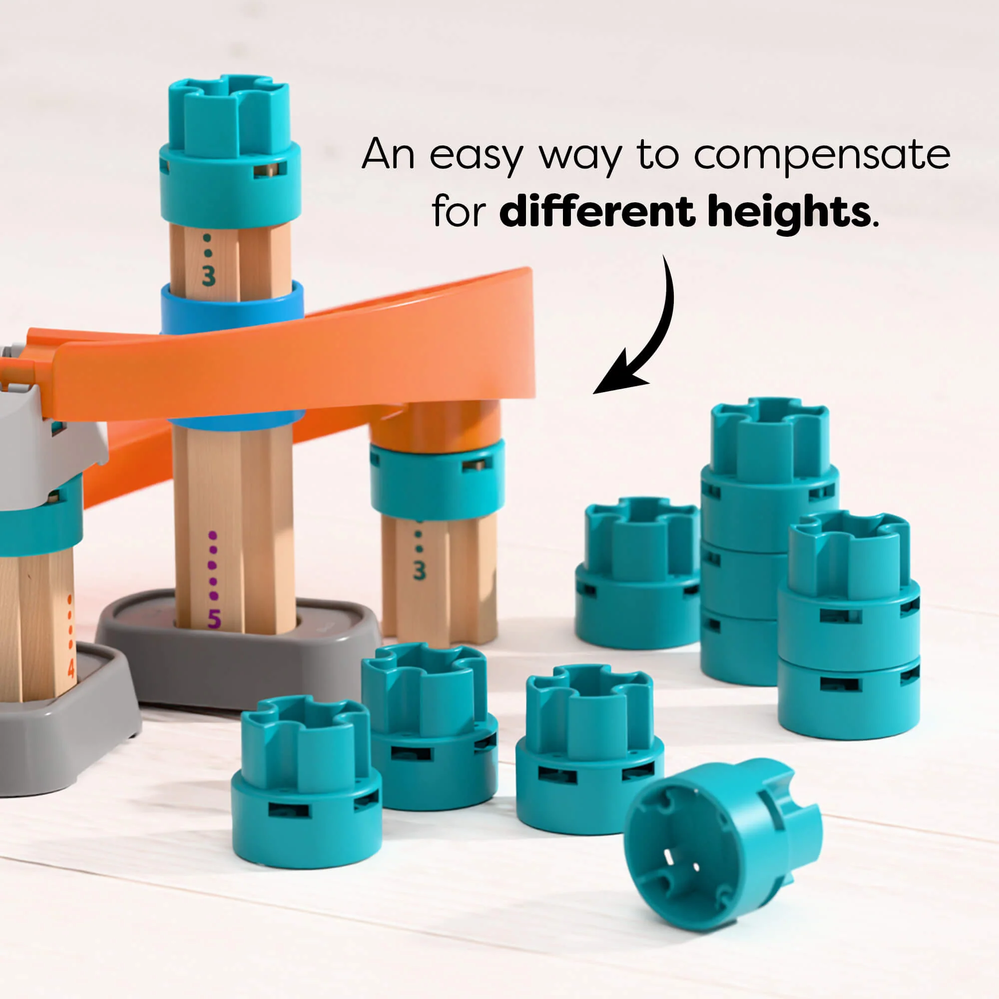 Kullerbü High Altitude Expansion Set with 10 Risers for Track Systems