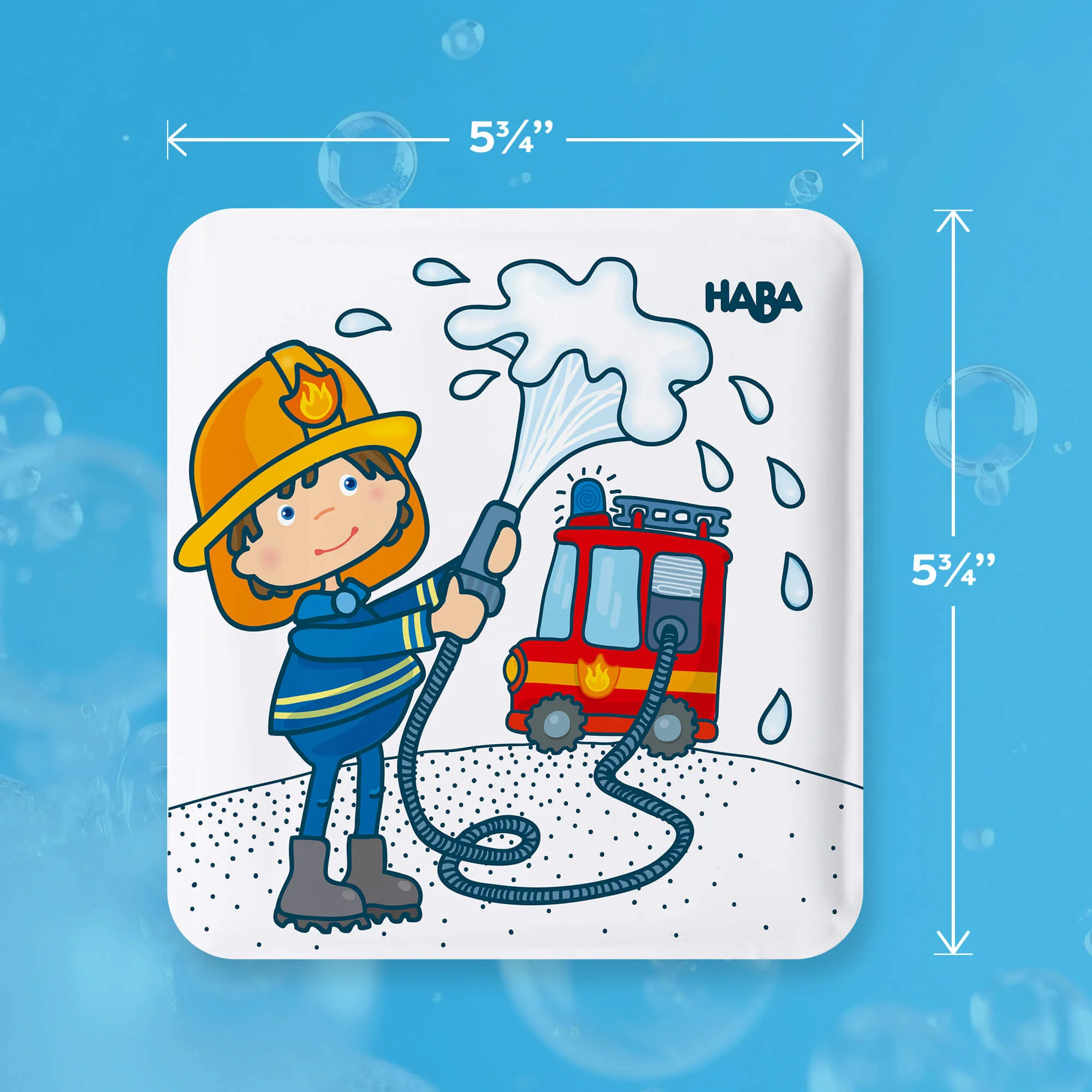 Fire Brigade Magic Color Changing Bath Book for Bathtub Play