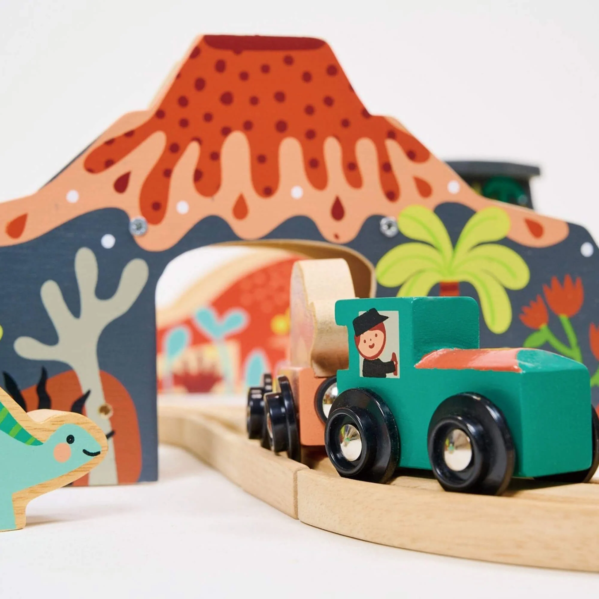 Lost World Dinosaur Railway Set by Mentari Toys