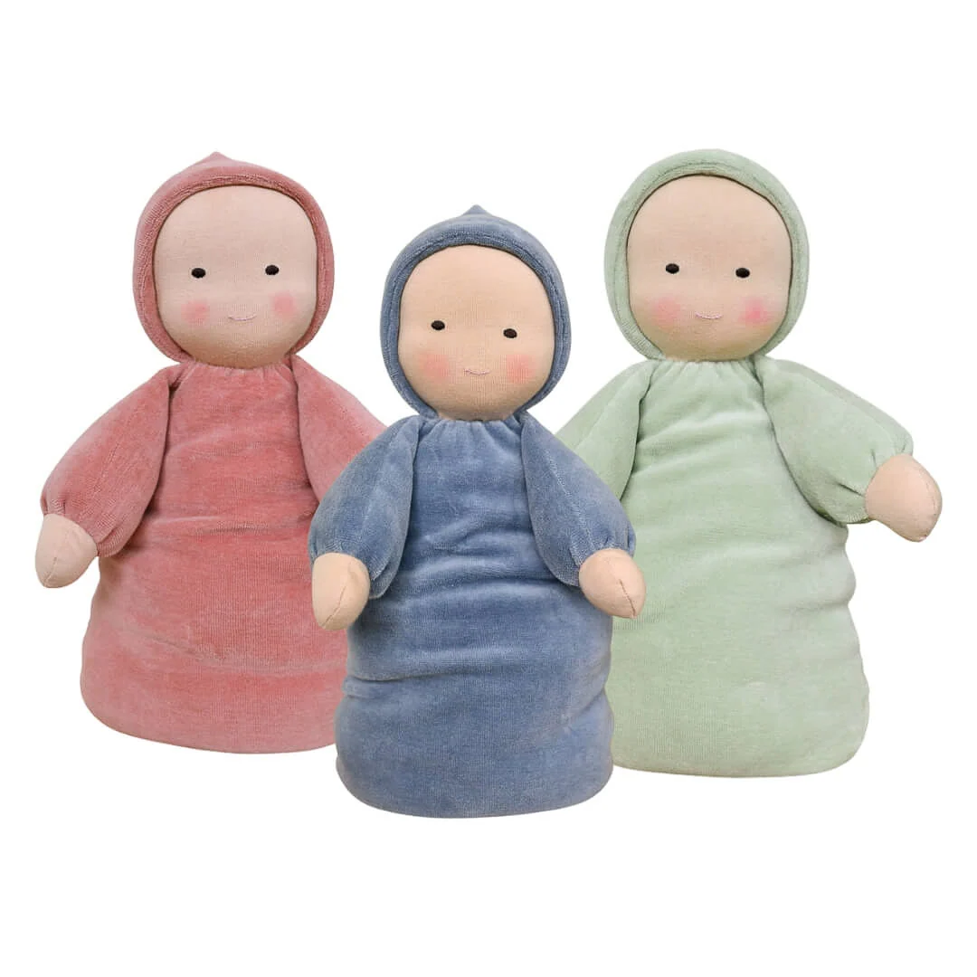 Bella Luna Waldorf Doll in Light Skin Tone, Weighted and Soft