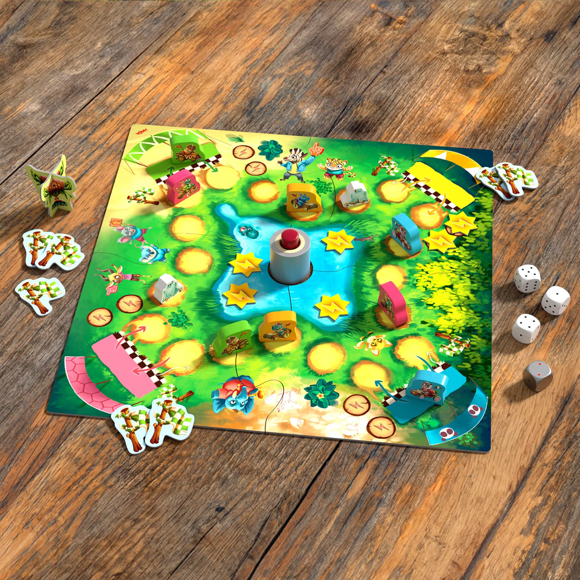 Bamboo Rally Cup Hype in the Jungle Animal Racing Game