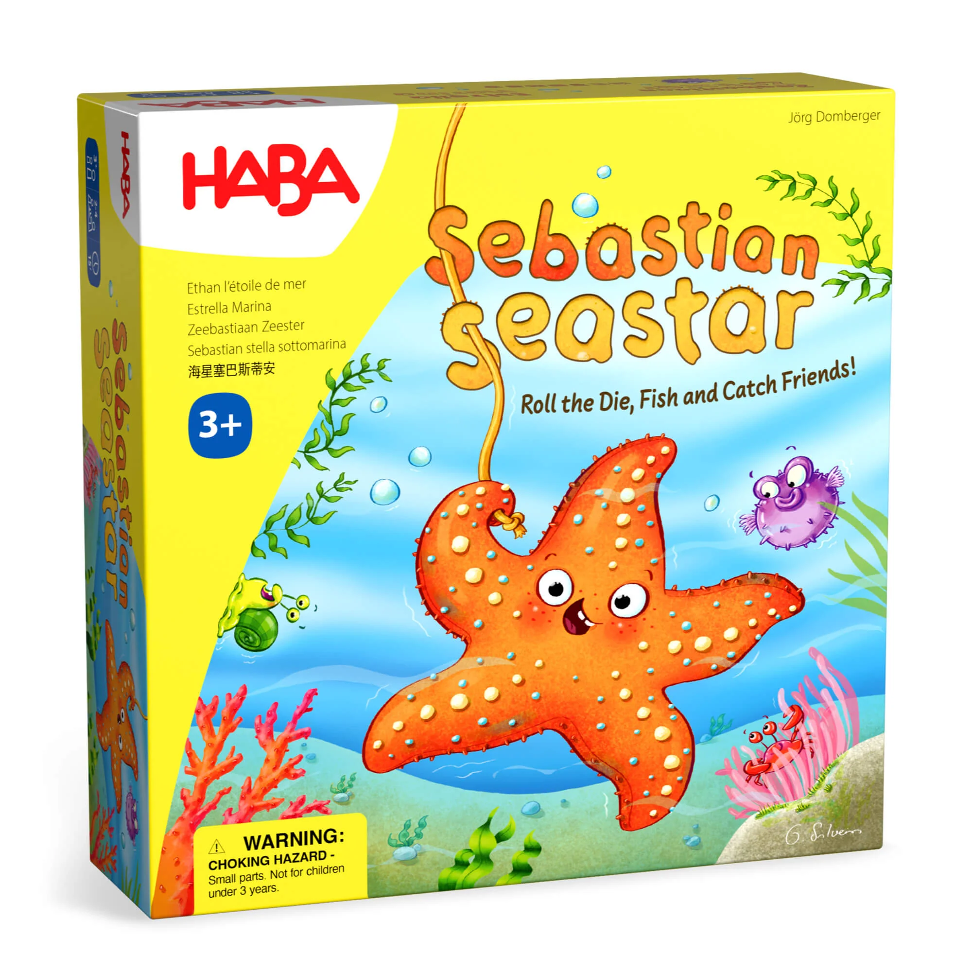 Sebastian Sea Star Fishing Game for 2-4 Players Ages 3 and Up